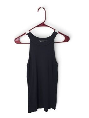 Crown Jewel Women's Black High Neck Tank Top - Unbranded